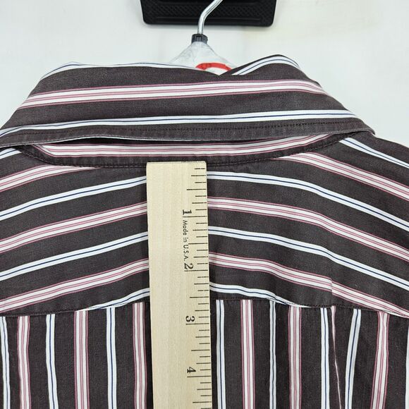 Peter Millar Shirt Mens XXL Button Up Long Sleeve Preppy Striped Casual Colorful - Picture 5 of 10